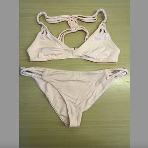 Frankie's Bikinis Top Size XS Bottom Size L